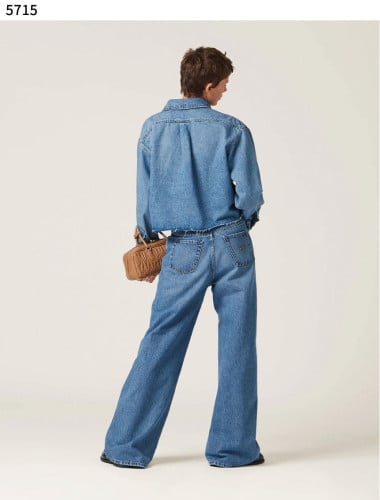 🍀 [MIUMIU] 미우미우 수입고급 여성 일자핏 데님진 🍀