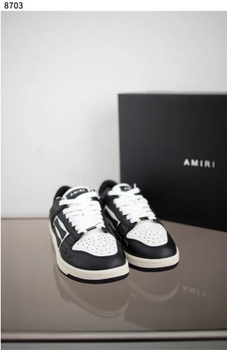 #아미리 [AMIRI] 아미리 레더 배색 스니커즈 신상입고💢 #신발 #8703