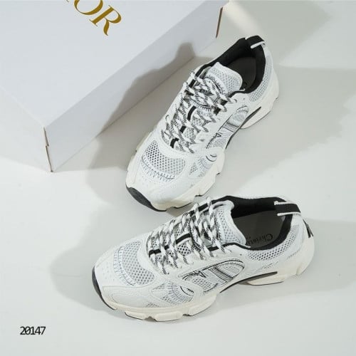 🔆 [DIOR] 크리스찬 디올 Chrono 크로노 매쉬 라미네이티드 레더 스니커즈 🔆