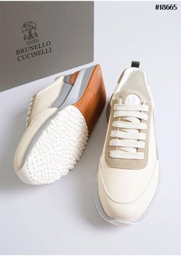 🔆 [BRUNELLO CUCINELLI] 브루넬로 쿠치넬리 프레셔스 테크노 로우탑 스니커즈 🔆