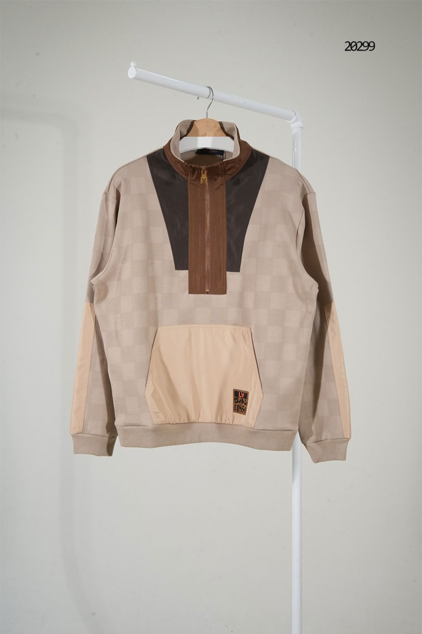 🔆 [LOUIS VUITTON] 루이비통 다미에 하이브리드 하프 집 웨크웨어 풀오버 🔆