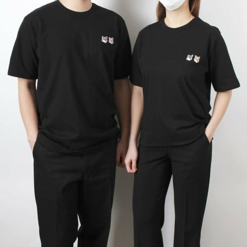 💕 메* 키츠네 더블헤드패치 반팔티