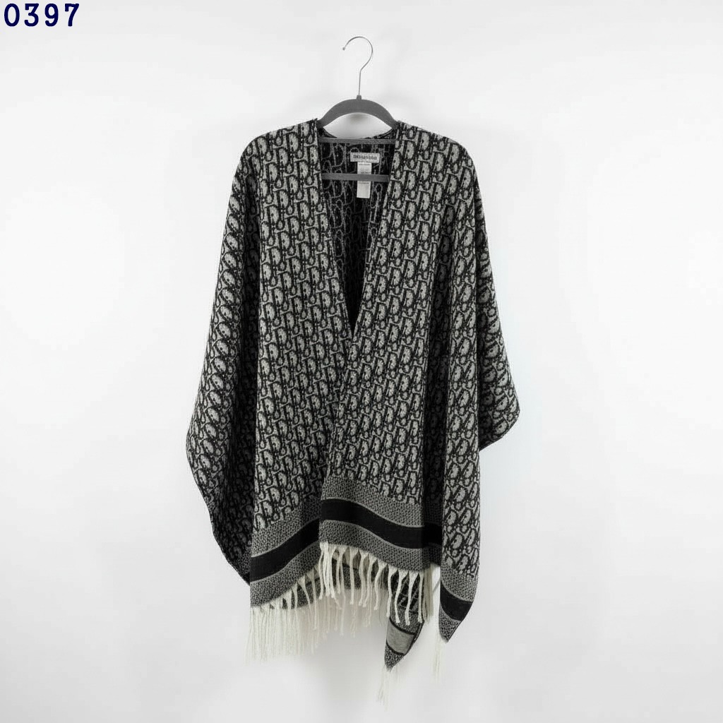 👹디올 오블리크 울 캐시미어 케이프👹