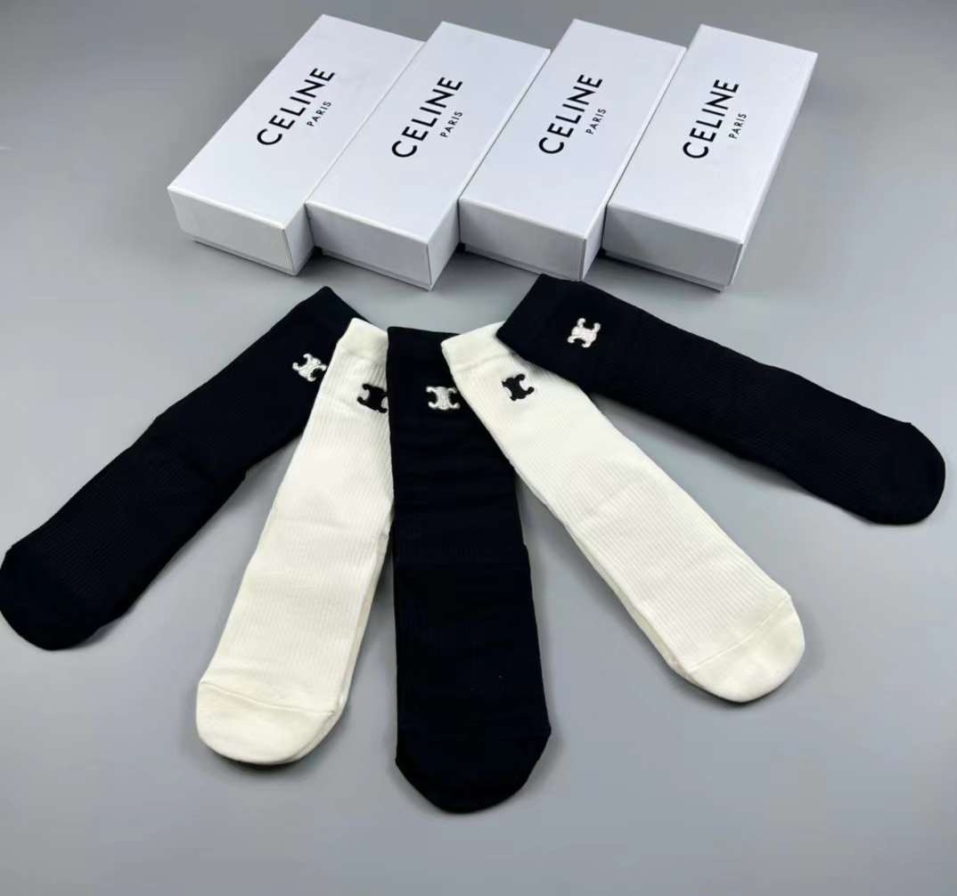 👹셀린느 남녀공용 5종 양말세트👹