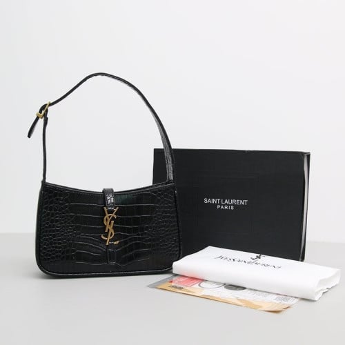 👹입생로랑 5708 크록 엠보싱 가죽 숄더백👹