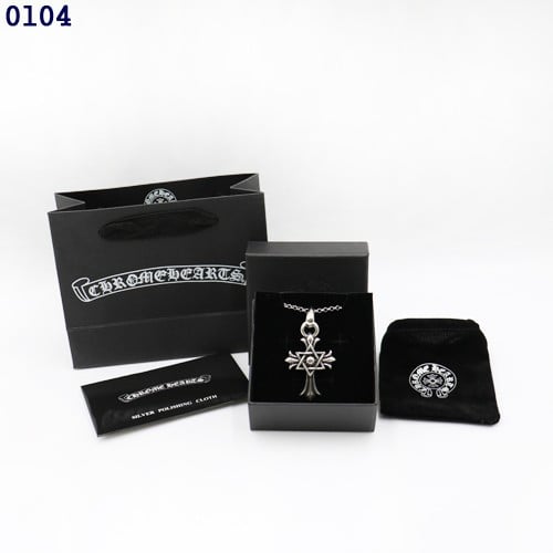 👹크롬하츠 플러스 펜타곤 십자 목걸이👹