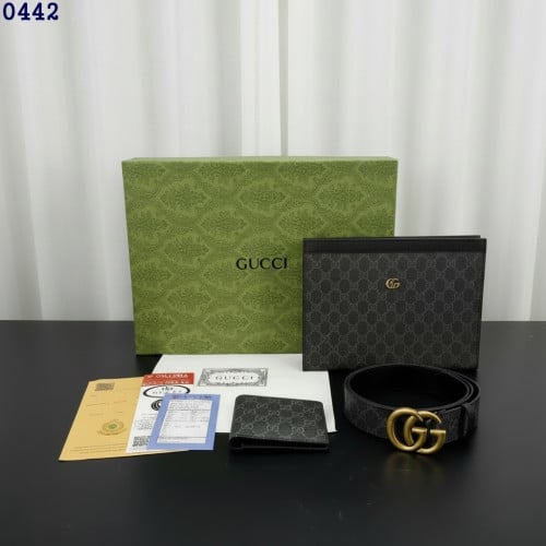 👹구찌 오피디아 클러치, 벨트, 지갑 3종세트 (블랙)👹