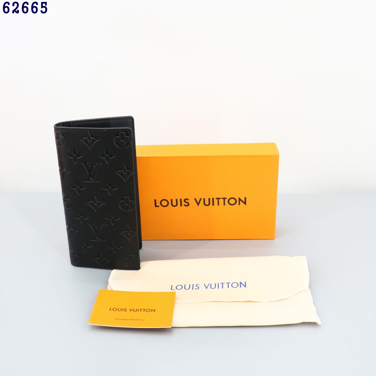 👹루이비통 포켓 아젠다 장지갑 모노블랙👹