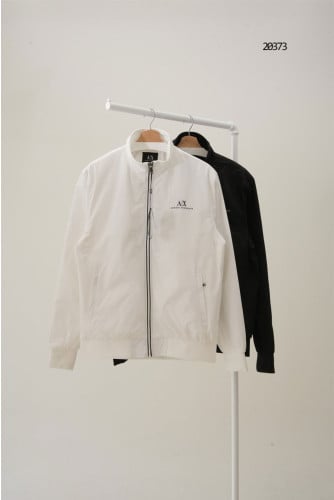 🔆 [Armani Exchange] 아르마니 익스체인지 로고 스탠드 넥 집업 바람막이 자켓 🔆