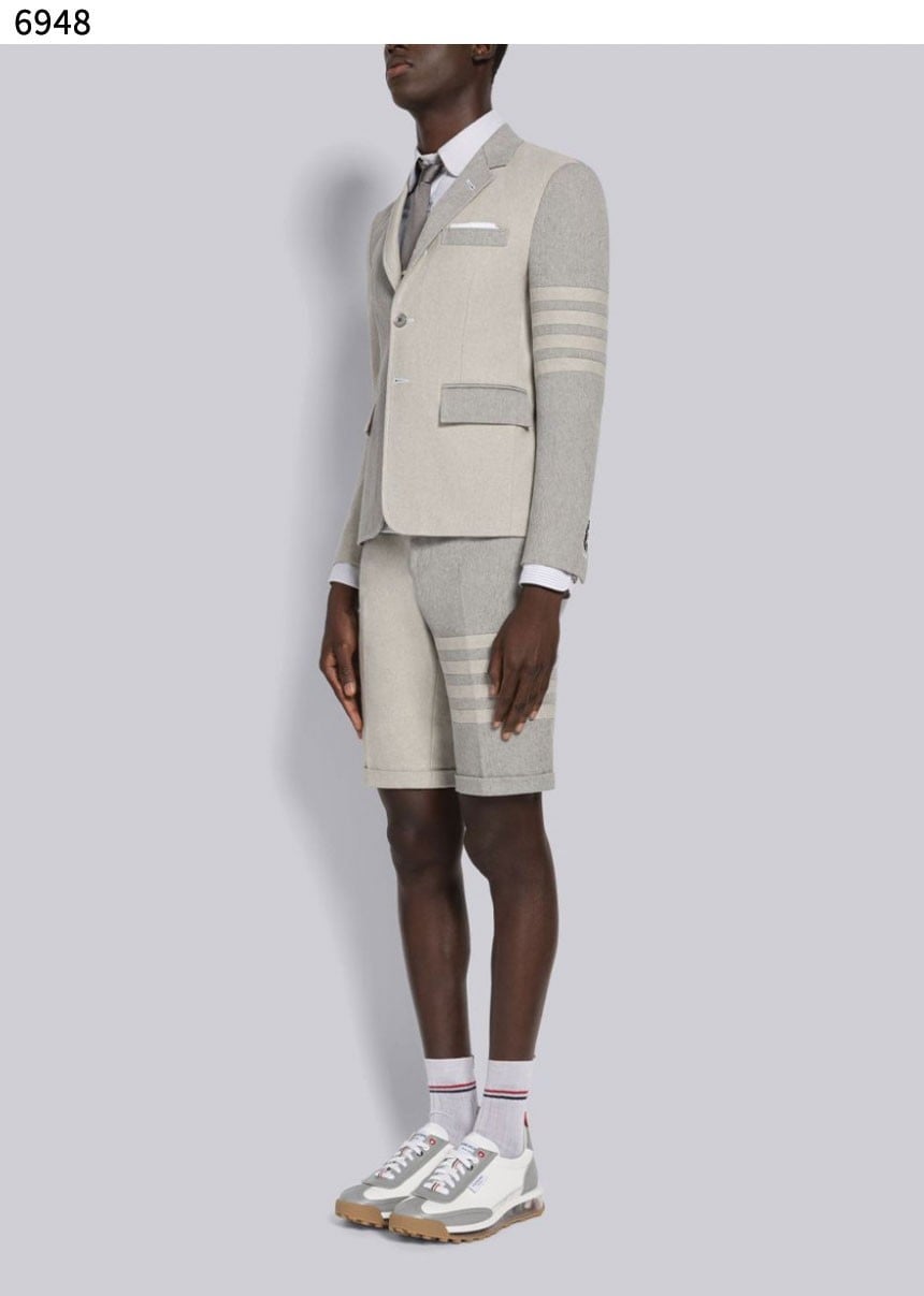 #톰브라운[THOM BROWNE] 수입프리미엄급 로 웨지 비텔로 카프 클리어 솔 테크 러너 스니커즈 세일💢💢💢 #태그 #신발 #6948