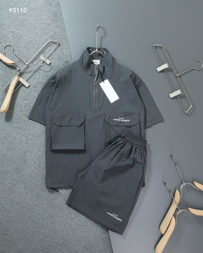 🍀 [Maison Margiela] 메종마르지엘라 포켓 자수 하프 집업 아노락 세트 🍀