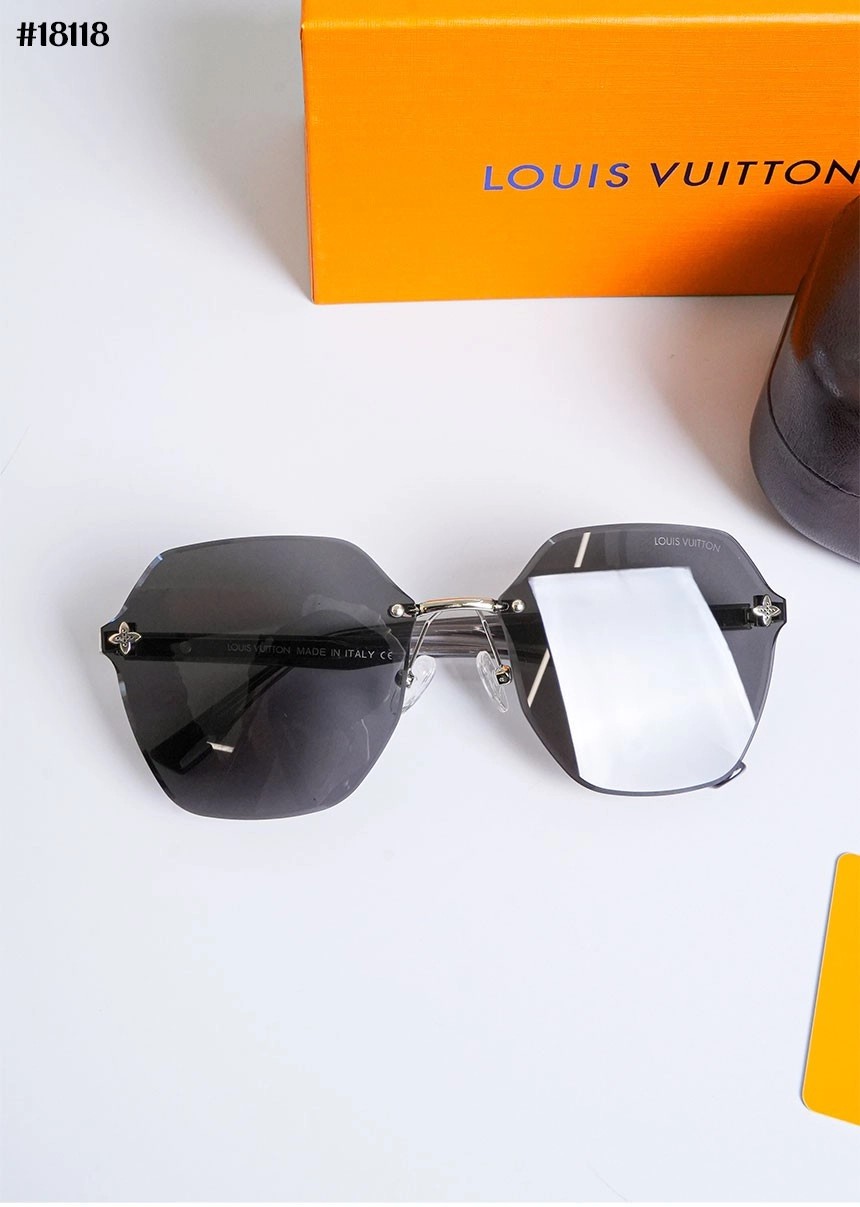 🔆 [LOUIS VUITTON] 루이비통 클리어 모티프 폴리곤 무테 선글라스 🔆