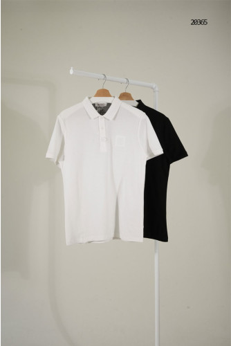 🔆 [BRUNELLO CUCINELLI] 브루넬로 쿠치넬리 톤온톤 로고 카라 반팔 티셔츠 🔆