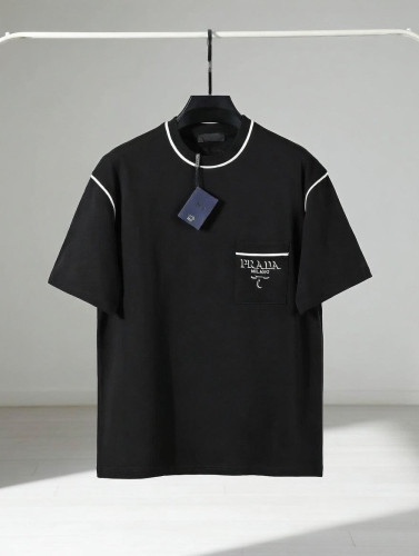 💕 프** 코튼 배색 자수로고 반팔