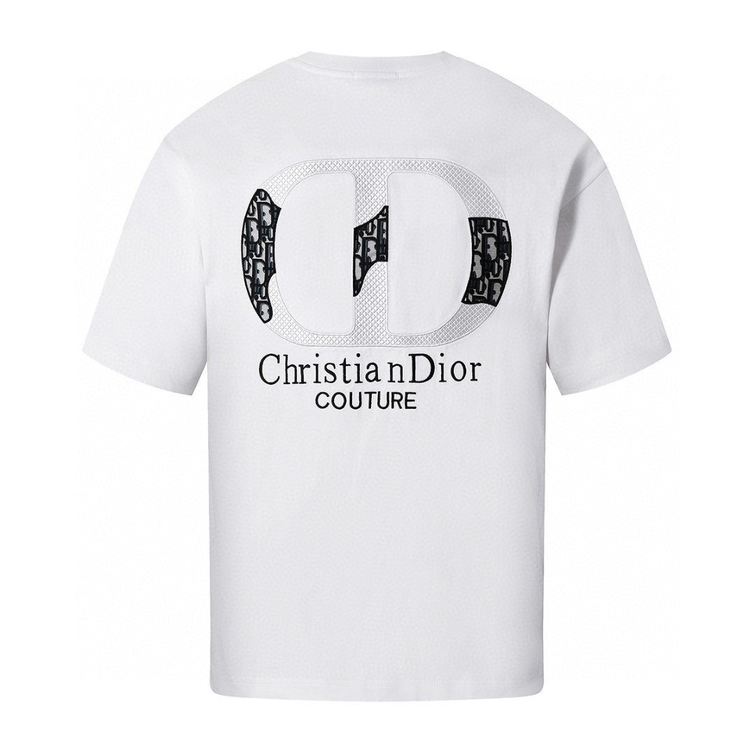 💕 디* 오블리크 자수 반팔