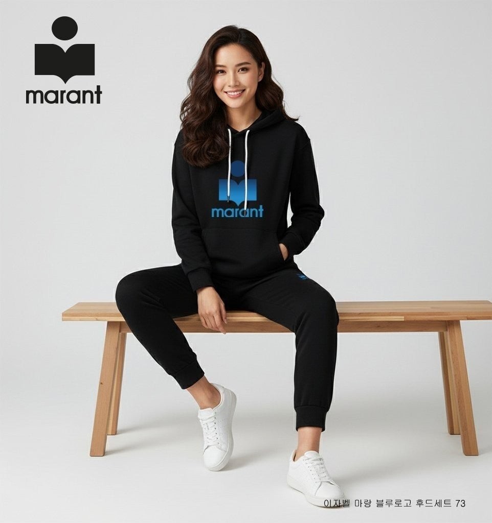 💕 이** 마랑 블루로고 후드 세트 73