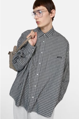 💕 아**스튜디오 플란넬 버튼업 셔츠