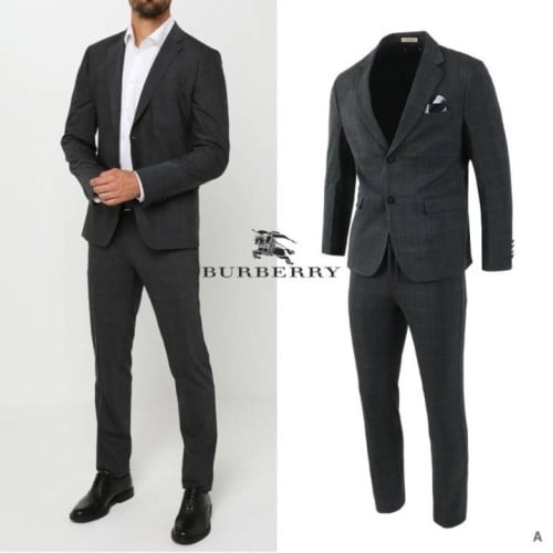 💕 버** 글랜체크 슬림 정장 세트