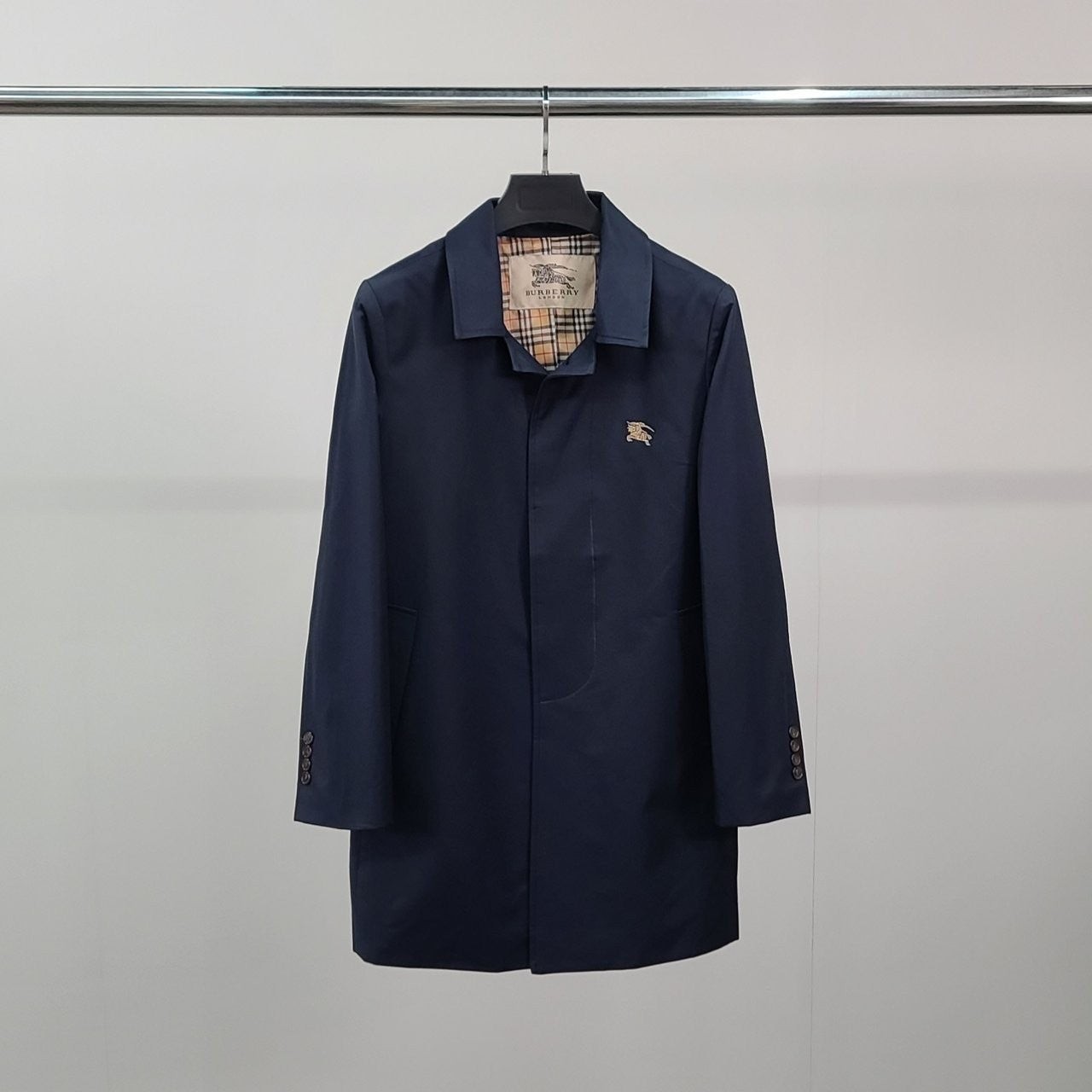 💕 버** 기사자수 트렌치 코트