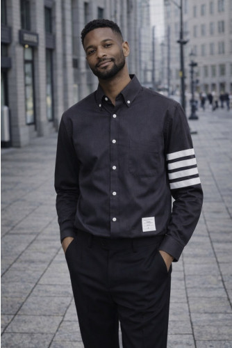 💕 톰* 샴브레이 다크 셔츠