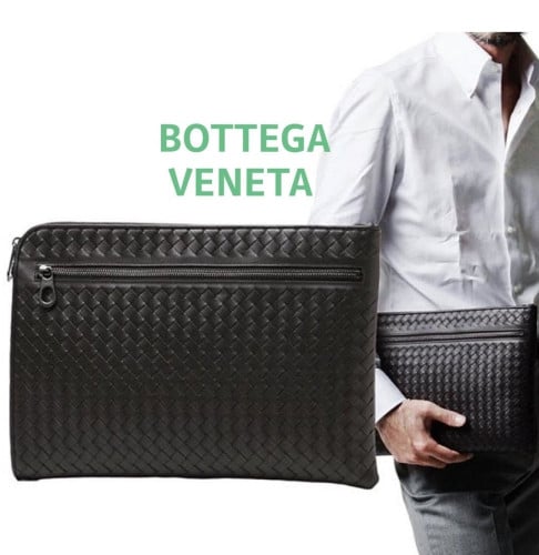 💕 보** 인트레치아토 더블지퍼 클러치 820017 VBWD3 3135ㅡ 블랙 color