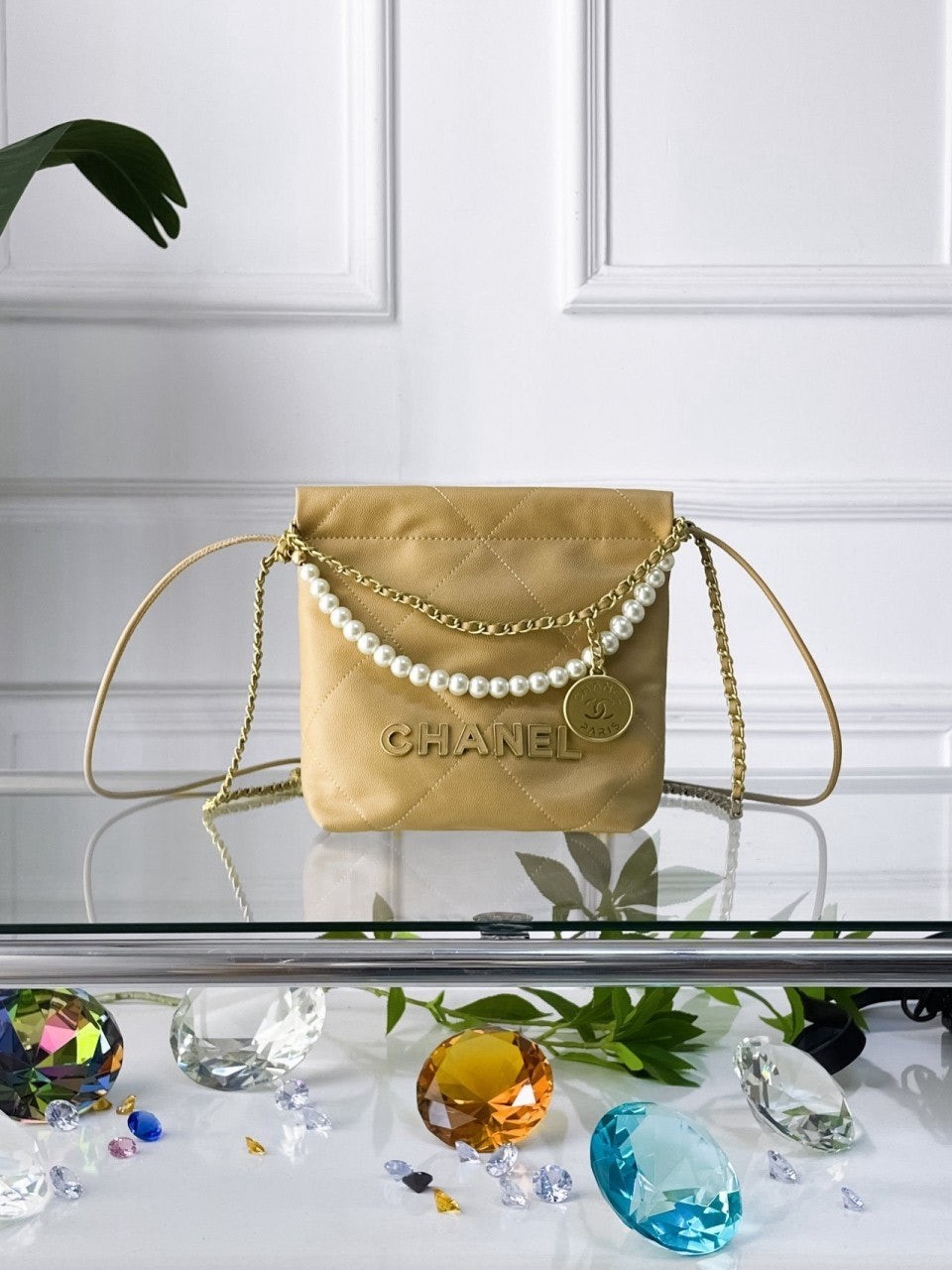 💕 샤* 22미니진주 (베이지)