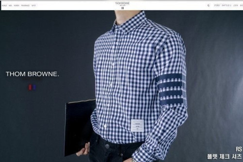 TB 폴렛 체크 셔츠