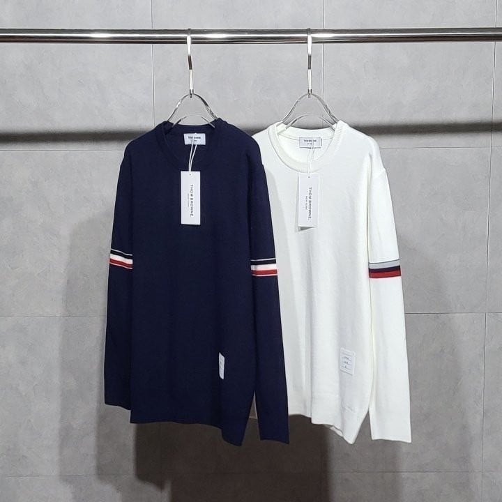 TB 아르배색 라운드 니트