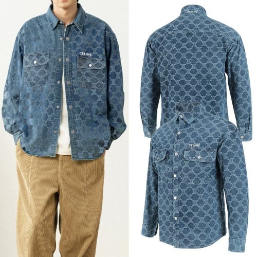 CLN 트리오페 멀티자수 데님 셔츠