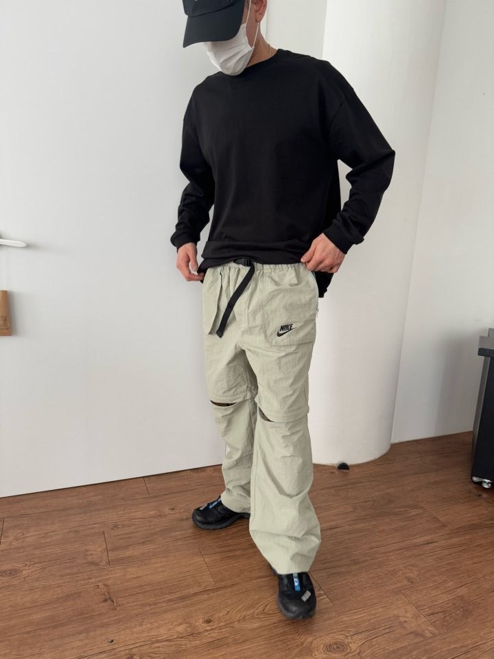 NK 벨티드 지퍼 팬츠(반바지)