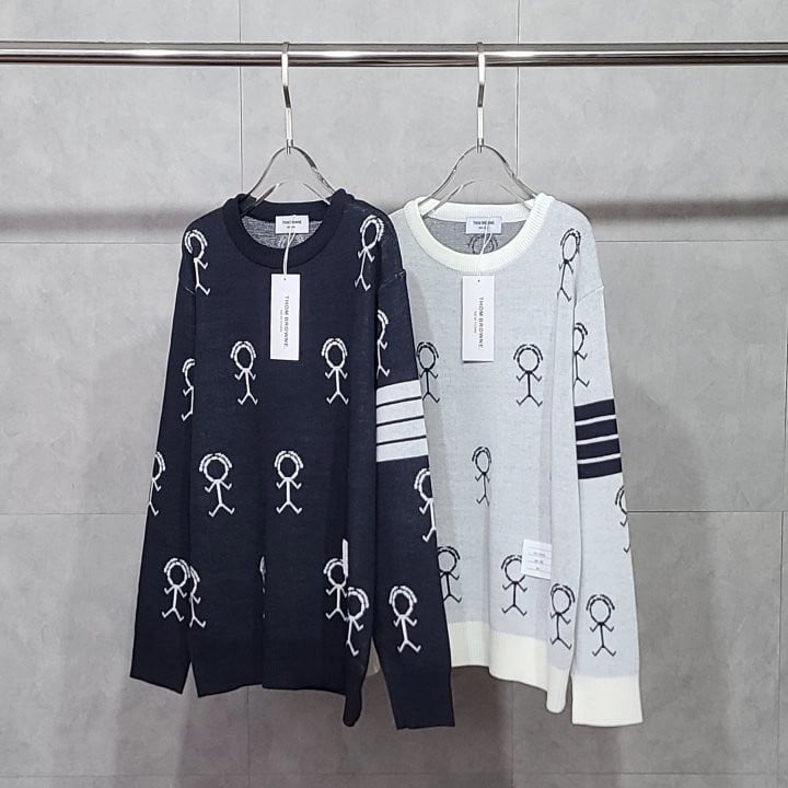 TB 전판 피토그램 니트