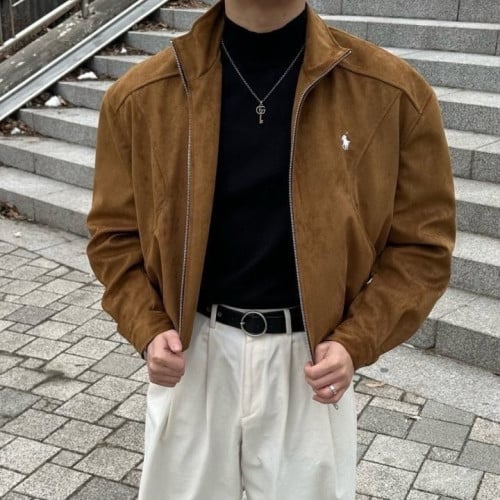 PL 러프아웃 스웨이드 자켓