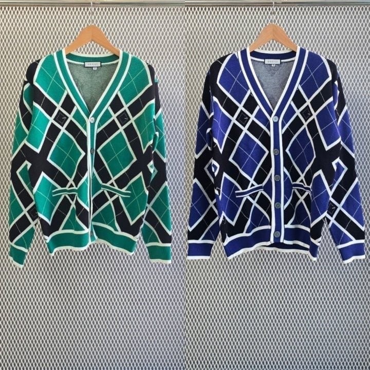 GC 멀티컬러 코튼 가디건