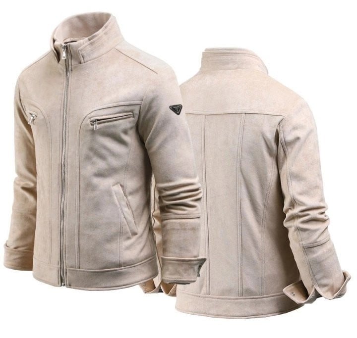 PRD 하이넥 스웨이드 자켓