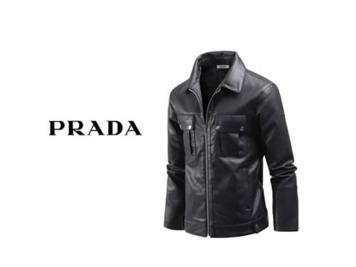 PRD 레더 바이커 자켓