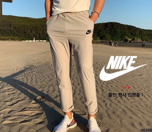 40348_NK 쿨링 하드스판 밴딩팬츠