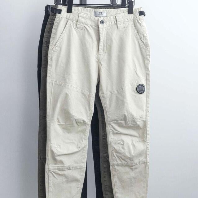 CP 로고 플라크 카고 바지