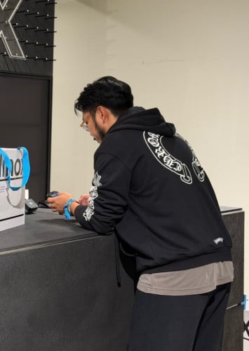 #크롬하츠 홀스슈 플로랄 집업 후드 자켓