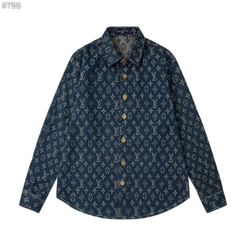 #루이비통 모노그램 데님 셔츠