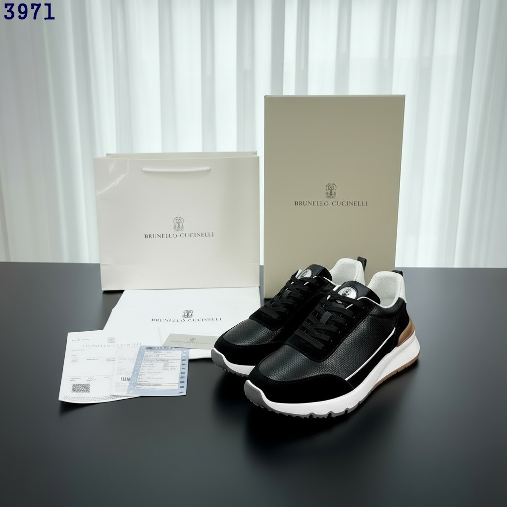 👹브루넬로 쿠치넬리 레더 코트 스니커즈👹