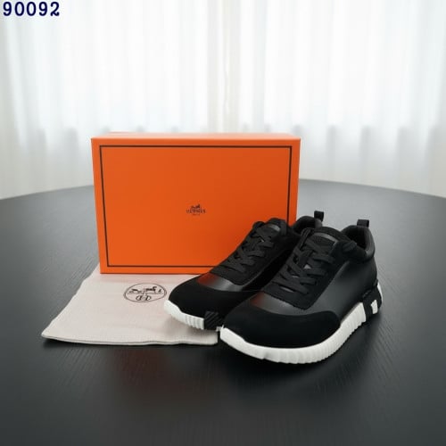 👹에르메스 바운싱 블랙 레더 스니커즈👹