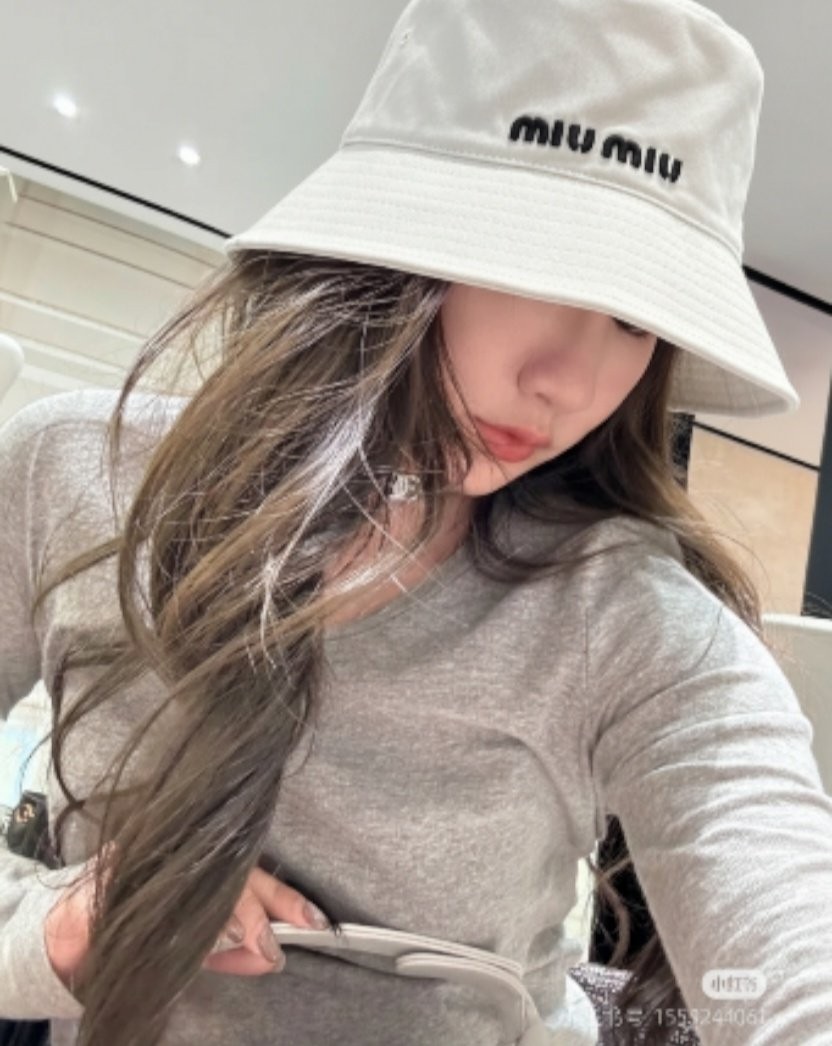 루VVV 로고 자수 버킷햇 ✔수입