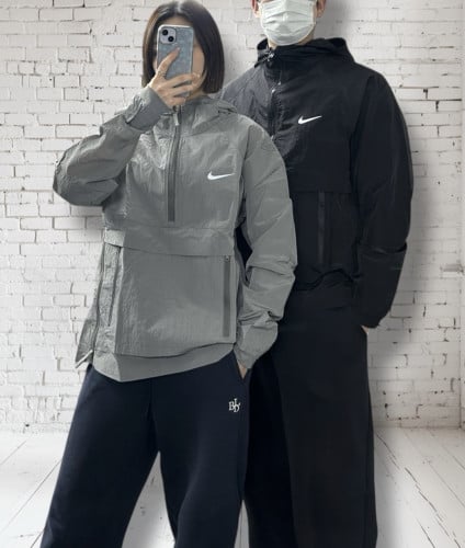 <나이키 우븐 반집업 바람막이>