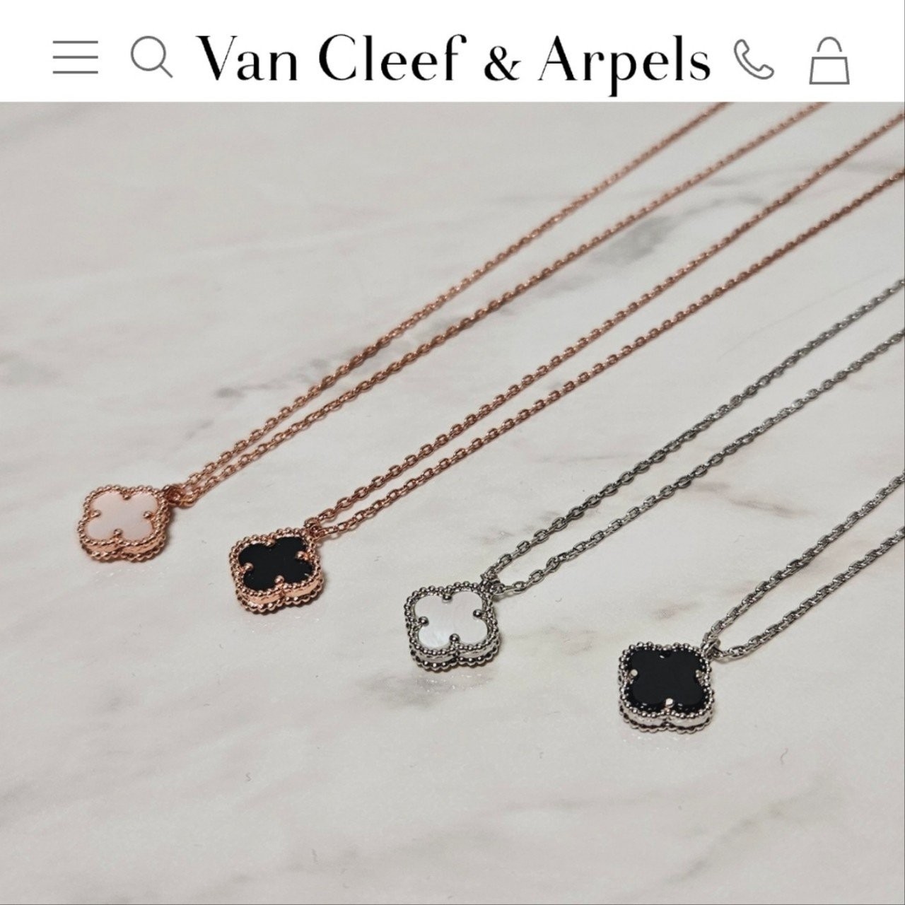 반**프 알함브라 목걸이 스몰