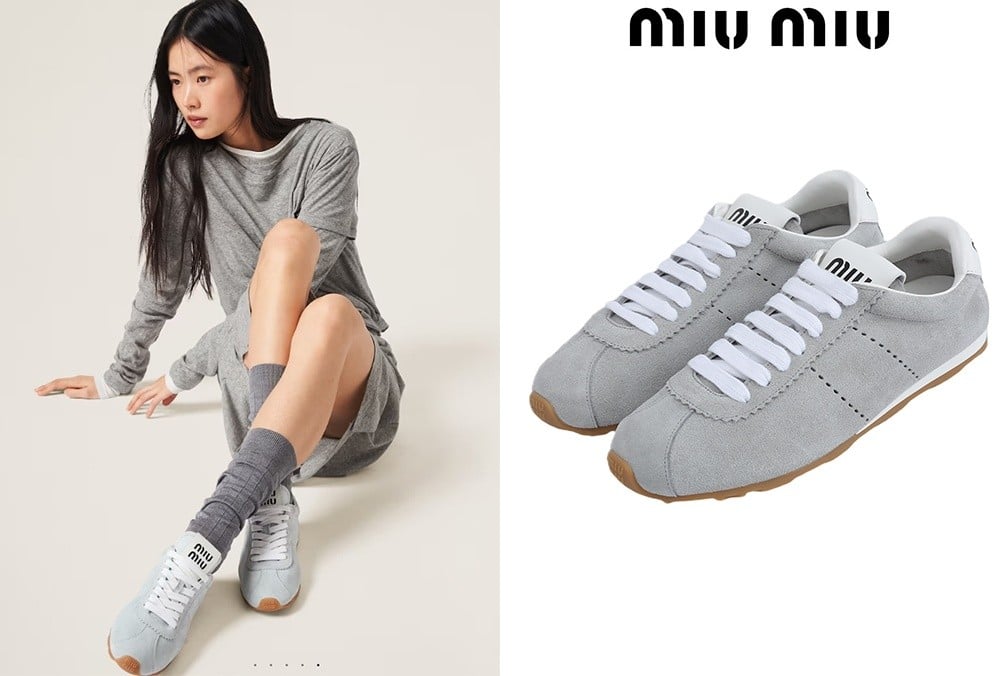 재입고!! 미*미* 플룸 스웨이드 스니커즈