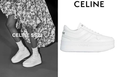 재입고!! 셀*느 웨지 아웃솔 블록 스니커즈