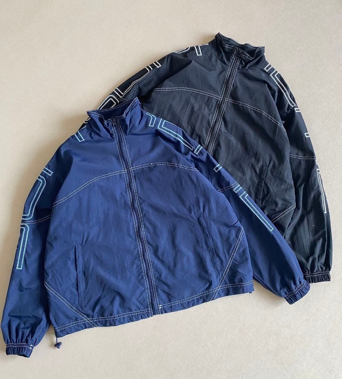 💕 슈** 스펠아웃 자수 트랙 자켓 - 수입