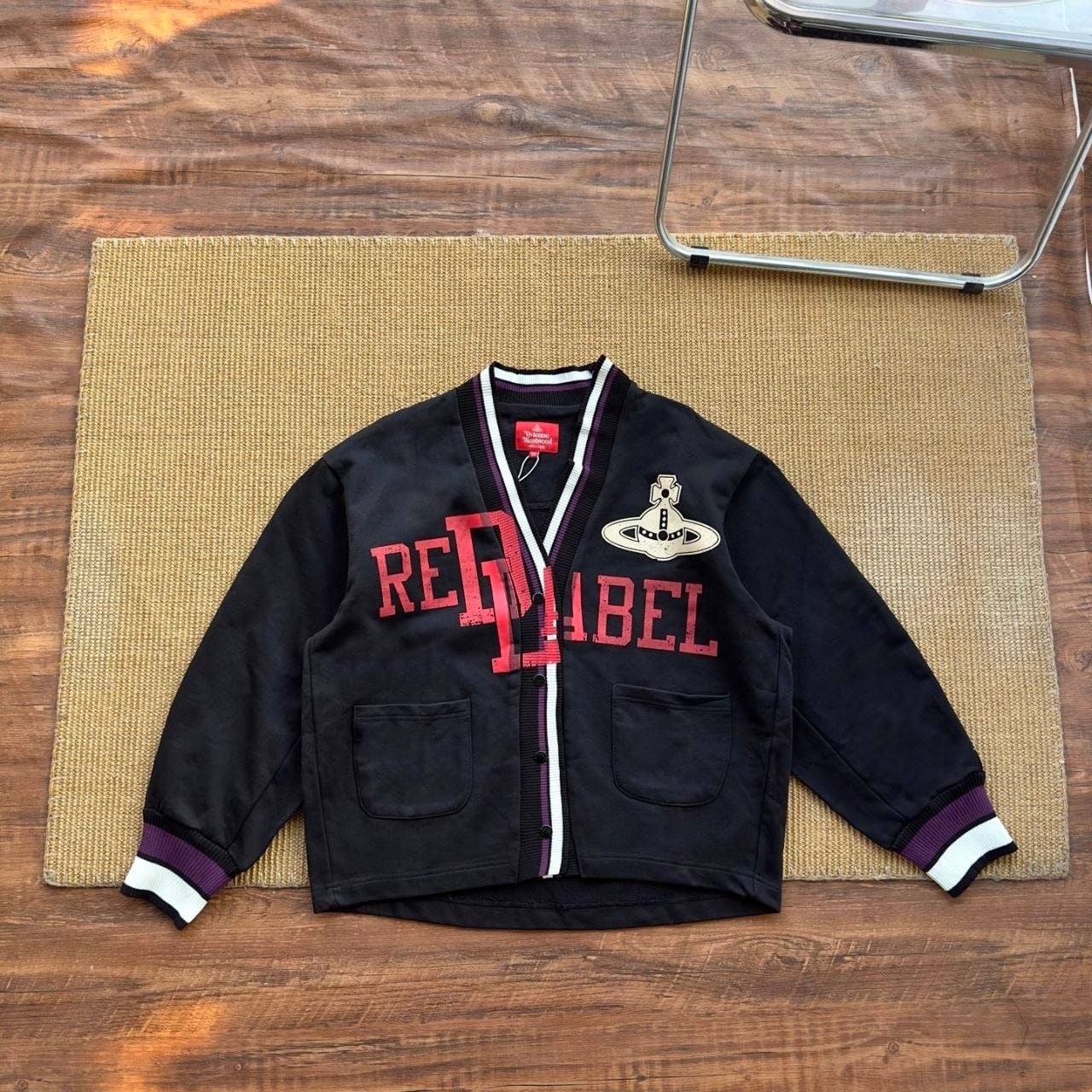 💕 비** 웨스트우드 레드라벨 프린트 가디건 자켓 - 수입