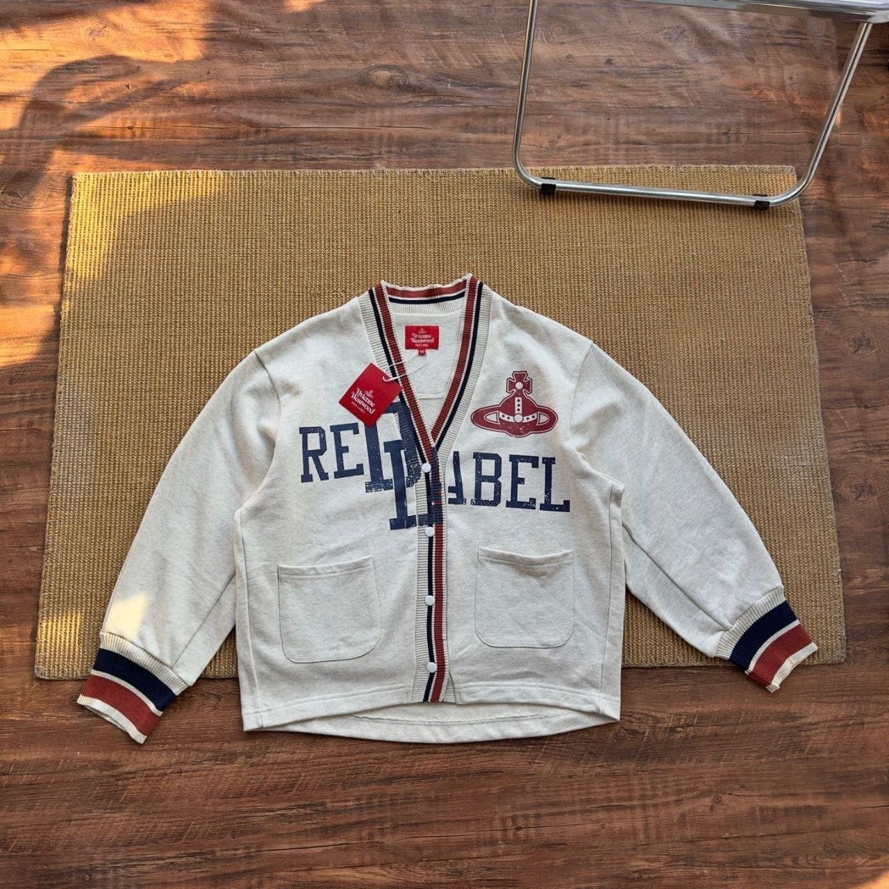 💕 비** 웨스트우드 레드라벨 프린트 가디건 자켓 - 수입