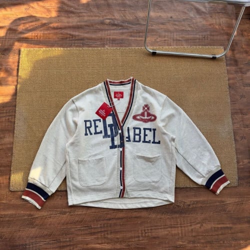 💕 비** 웨스트우드 레드라벨 프린트 가디건 자켓 - 수입